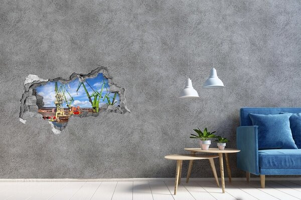Fototapeta díra na zeď 3D Loděnice Gdaňsk nd-b-56877257