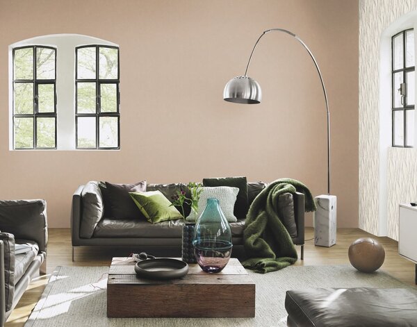 RASCH | Vliesová tapeta na zeď Paraíso 330045 | 0,53 x 10,05 m | hnědá, béžová