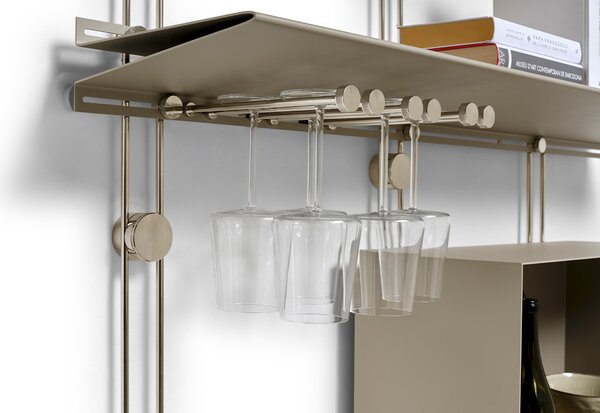 Mogg designové police Free.dot Glass Holder