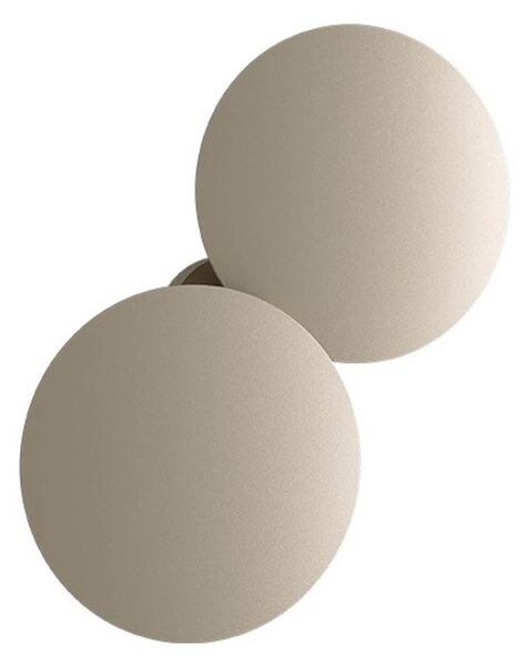 Lodes 15942 4527 Puzzle Double Round, svítidlo pro nepřímé osvětlení, 2x15W LED 2700K, champagne, šířka 37cm