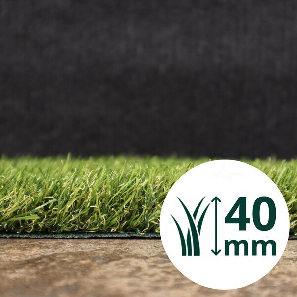 Europe Grass, Umělá tráva Botanic, na míru, šíře 4m, zelená