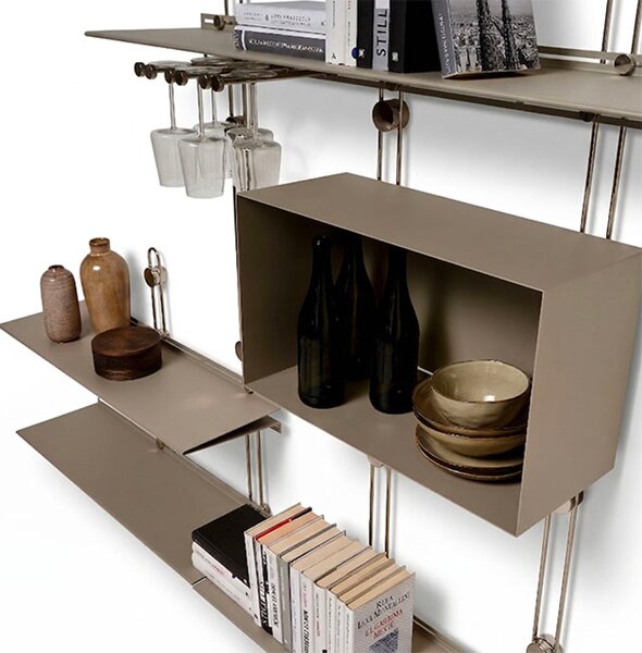 Mogg designové police Free.dot Glass Holder