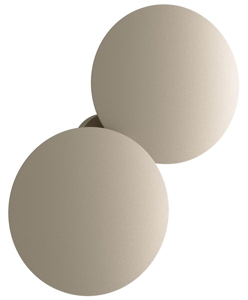 Lodes 15942 4527 Puzzle Double Round, svítidlo pro nepřímé osvětlení, 2x15W LED 2700K, champagne, šířka 37cm