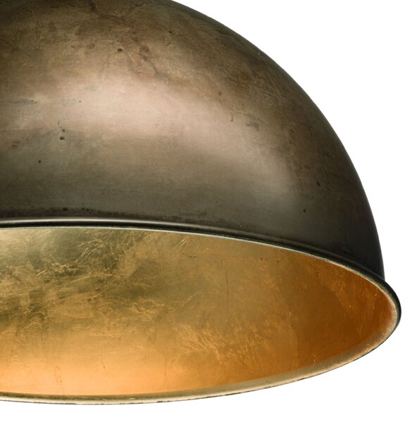 Il Fanale 251.02.F96 Galileo, závěsné svítidlo železo/zlatá, 1x15W LED E27, průměr 40cm
