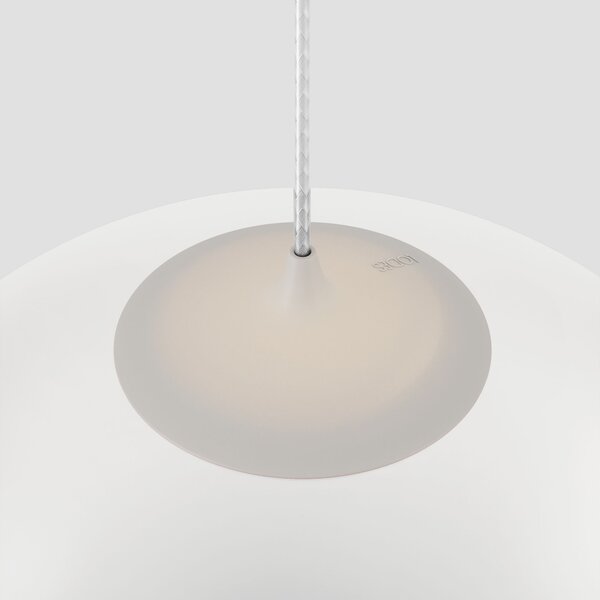Lodes 17112 4327 Random Solo 14, závěs z kouřového foukaného skla, 1x1W LED 2700K, prům.14cm
