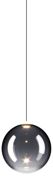 Lodes 17110 4327 Random Solo 10, závěs z kouřového foukaného skla, 1x3W LED 2700K, prům.10cm