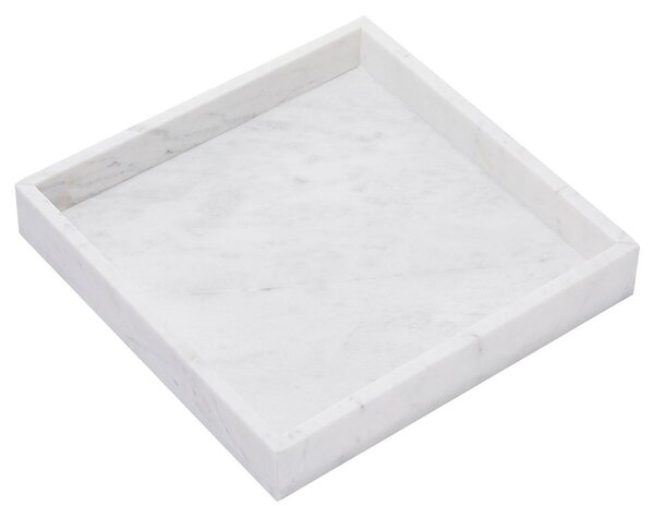 MARBLE Mramorový tác - bílá