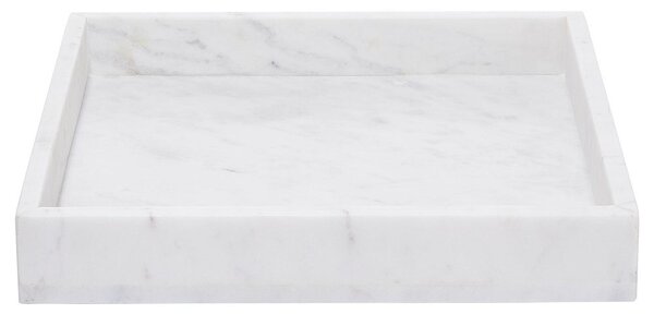 MARBLE Mramorový tác - bílá