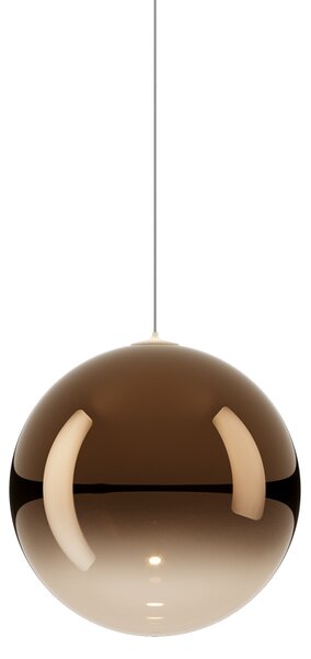 Lodes 17113 4627 Random Solo 18, závěs z bronzového foukaného skla, 1x1W LED 2700K, prům.18cm
