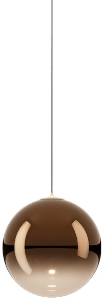 Lodes 17111 4627 Random Solo 12, závěs z bronzového foukaného skla, 1x1W LED 2700K, prům.12cm