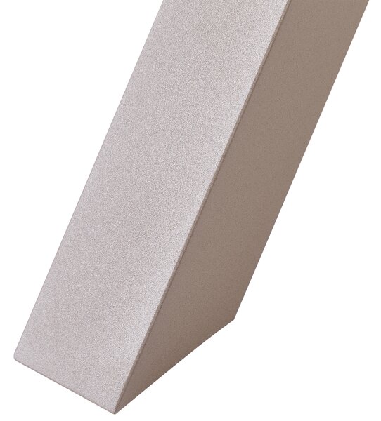 Zahradní jídelní stůl CASCAIS 200 cm 105 cm Kov Taupe