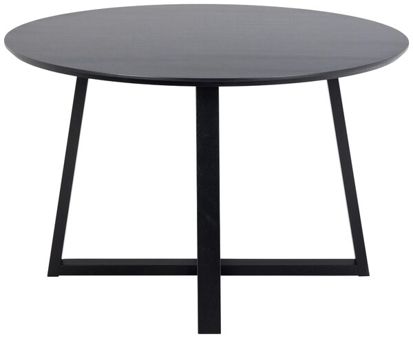 JÍDELNÍ STŮL, dub, černá, 120/75 cm P & B - Jídelní stoly, Online Only