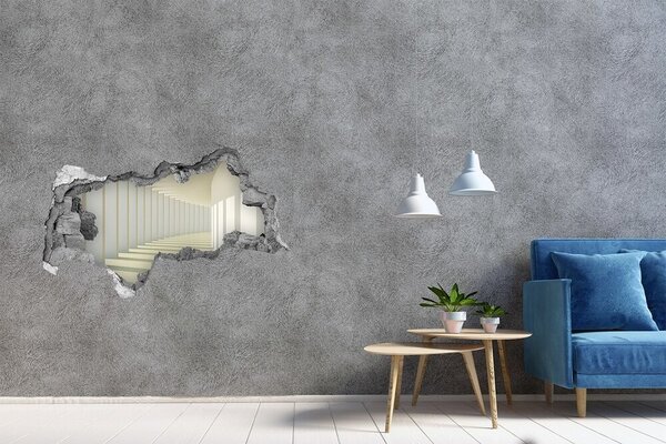 Fototapeta díra na zeď 3D nálepka Chodba nd-b-65321842