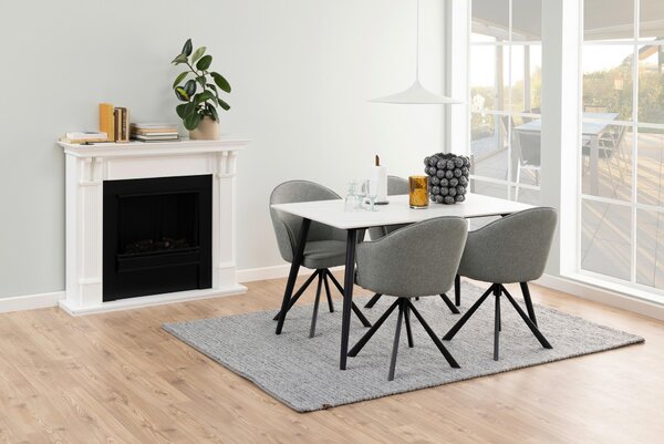 JÍDELNÍ STŮL, bílá, 140/80/75 cm P & B - Jídelní stoly, Online Only