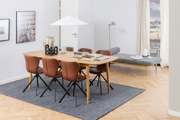 JÍDELNÍ STŮL, dub, přírodní barvy, barvy dubu, 180-219/90/75 cm P & B - Online Only jídelní stoly, Online Only