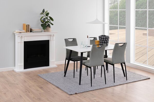 JÍDELNÍ STŮL, bílá, 140/80/75 cm P & B - Jídelní stoly, Online Only