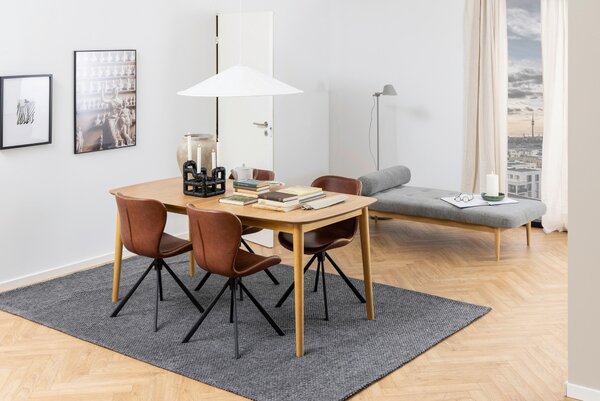 JÍDELNÍ STŮL, dub, přírodní barvy, barvy dubu, 180-219/90/75 cm P & B - Online Only jídelní stoly, Online Only