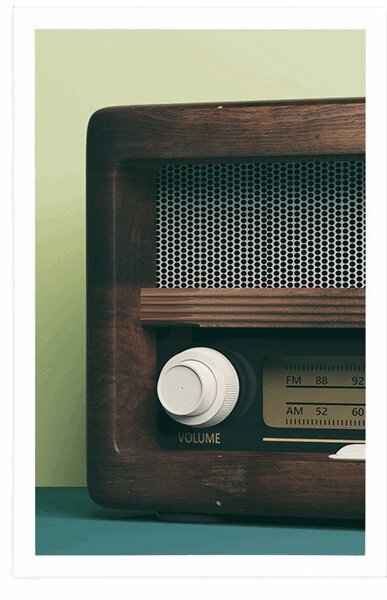 Plakát retro rádio