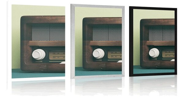 Plakát retro rádio