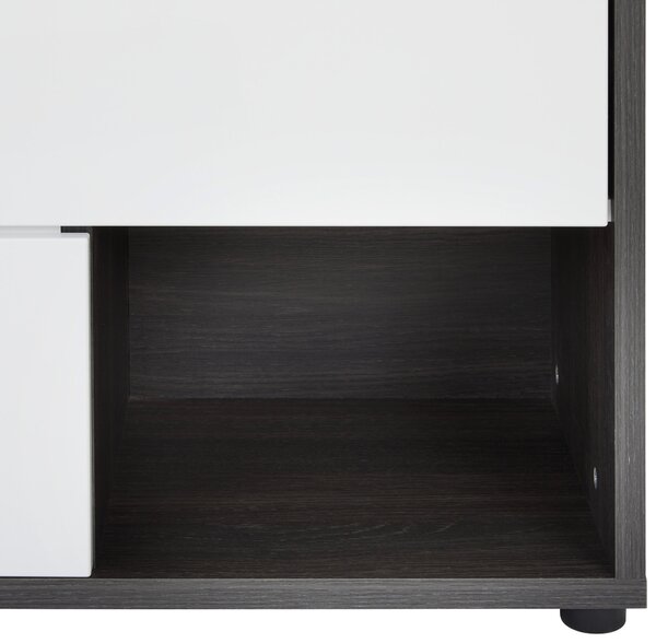 KOMODA, bílá, perleť, 120/77/40 cm MID.YOU - Široké komody, Online Only