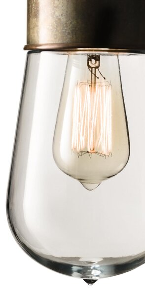 Il Fanale 270.04.ORT Drop, nástěnné svítidlo, 1xE27 max 15W, staromosaz, prům. 14cm, IP44