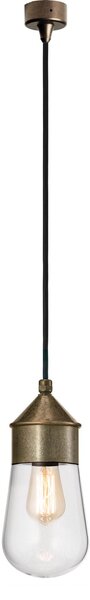 Il Fanale 270.43.OOT Drop mini, závěsné svítidlo, 1xE14 max 10W, staromosaz, prům. 10cm, IP65