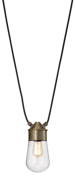 Il Fanale 270.42.OOT Drop mini, závěsné svítidlo pro systém Drop, 1xE14 max 10W, staromosaz, prům. 10cm, IP65