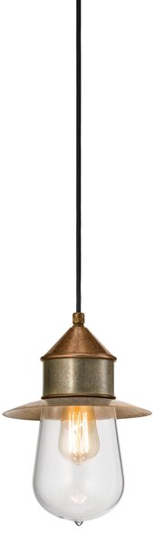 Il Fanale 270.13.ORT Drop, závěsné svítidlo, 1xE27 max 15W, staromosaz, prům. 21cm, IP55