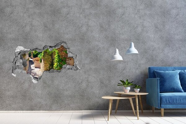 Fototapeta díra na zeď 3D Romantická ulička nd-b-67904819