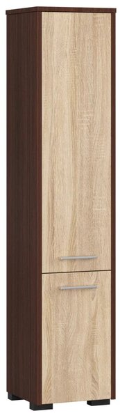 Koupelnová skříňka MERALYA - wenge / dub sonoma