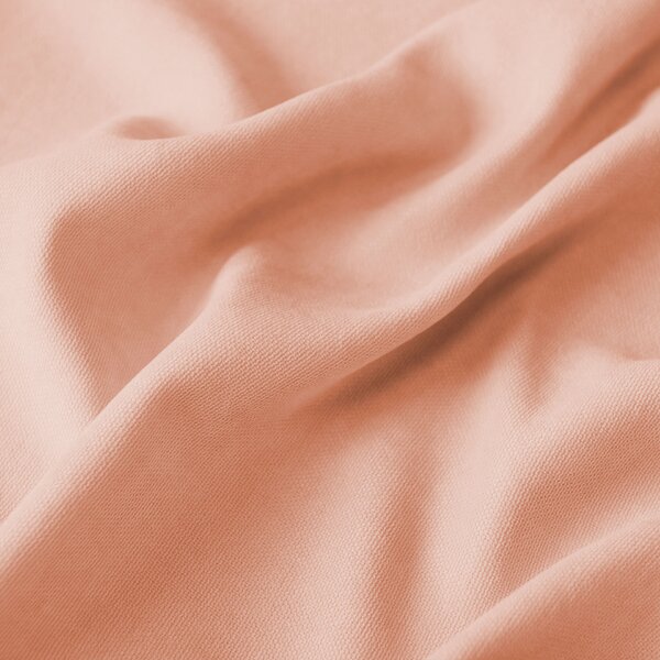 Broskvový polozatemňovací závěs ADA z měkké látky - metrážové šité na míru