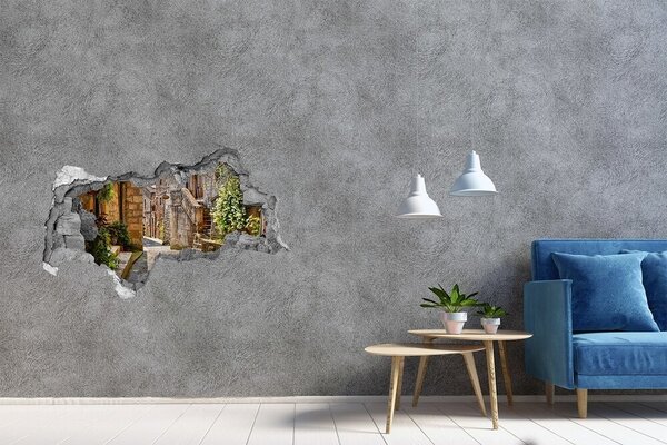 Fototapeta díra na zeď 3D Romantická ulička nd-b-69168241
