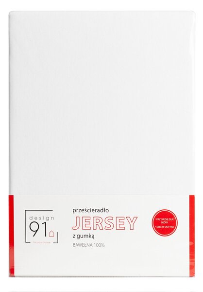 JERSEY PROSTĚRADLO 220X240 CM, VÝŠKA 30 CM BÍLÉ