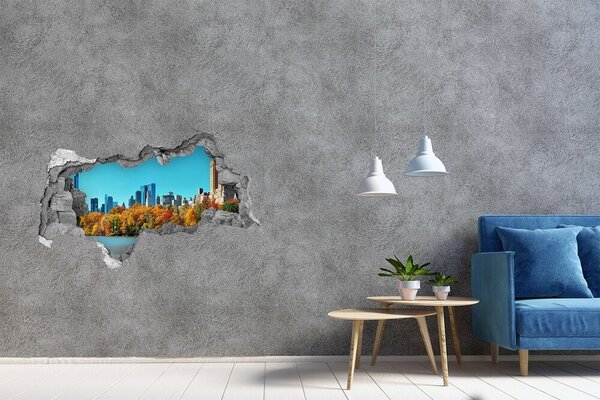 Fototapeta díra na zeď 3D New York podzim nd-b-70676089