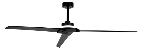 Mantra 8723 Brisa, lopatkový ventilátor s nepřímým osvětlením a dálk. ovladačem LED 20W 2700-5000K, černá/dřevěná, průměr 177cm, IP44