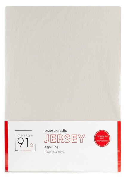 JERSEY PROSTĚRADLO 220X240 CM, VÝŠKA 30 CM BÉŽOVÉ