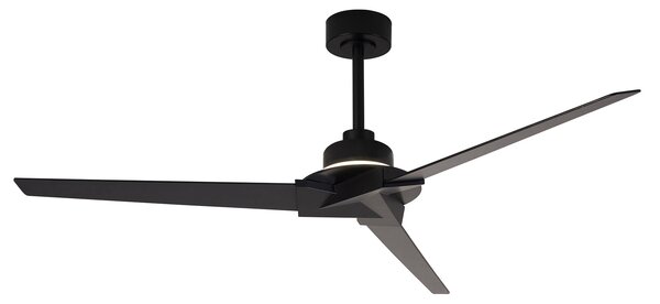 Mantra 8725 Brisa Mini, lopatkový ventilátor s nepřímým osvětlením a dálk. ovladačem LED 20W 2700-5000K, černá/dřevěná, průměr 151cm, IP44