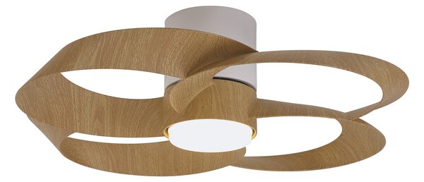 Mantra 8707 Rose, ventilátor se svítidlem a dálk. ovladačem LED 24W 2700-5000K, dřevěná, průměr 65cm