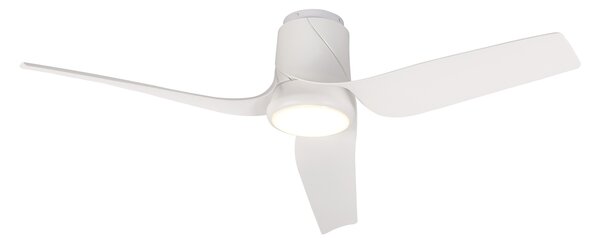 Mantra 8717 Ushuaia, lopatkový ventilátor se svítidlem a dálk. ovladačem LED 30W 2700-5000K, bílá, průměr 134cm
