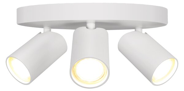 Mantra 7961 Sal, bílé kulaté spotové svítidlo 3xGU10, průměr 25cm