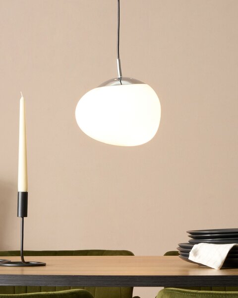 Závěsná lampa LIFFEL Sklo Bílá