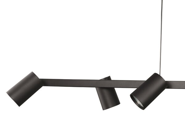 Mantra 8298 Sal, černé závěsné spotové svítidlo 6xGU10, délka 101cm