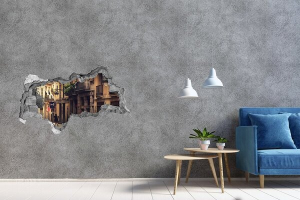Fototapeta díra na zeď 3D Ulice Barcelony nd-b-72532408