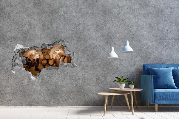 Fototapeta díra na zeď 3D Sudy vinice nd-b-72492080