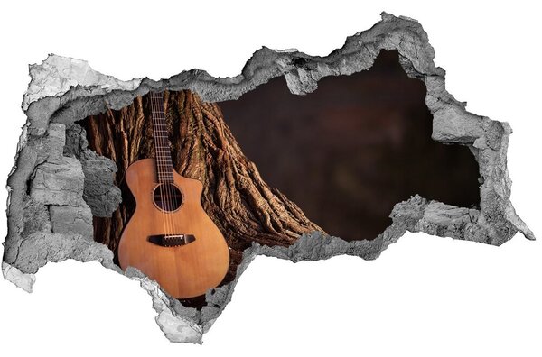 Fotoobraz díra na stěnu Akustická kytara nd-b-75669233