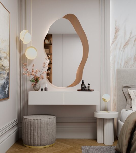 TP Living Závěsný toaletní stolek MIKA 110 cm kašmírový
