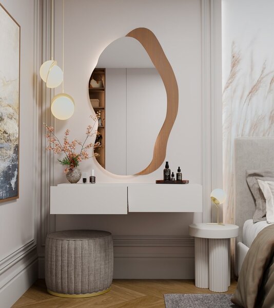 TP Living Závěsný toaletní stolek MIKA 110 cm kašmírový
