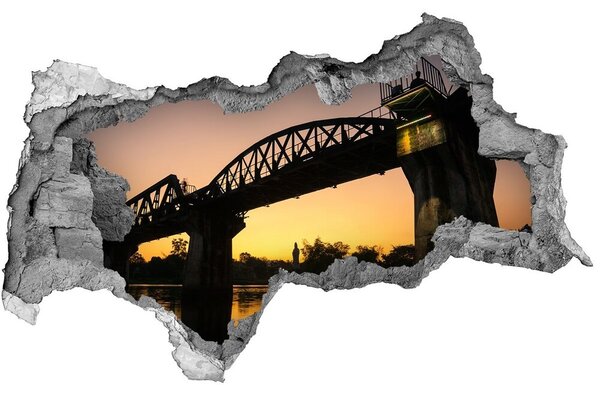 Fototapeta díra na zeď 3D Most v Thajsku nd-b-77786967