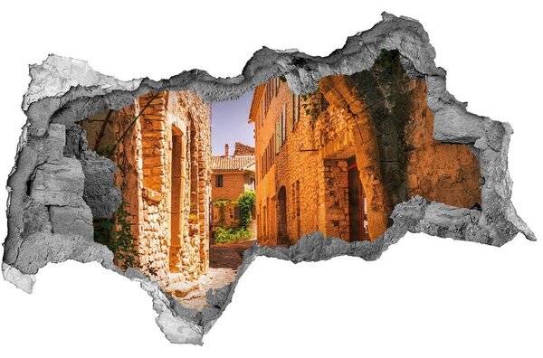 Fototapeta díra na zeď 3D Romantická ulička nd-b-78375869