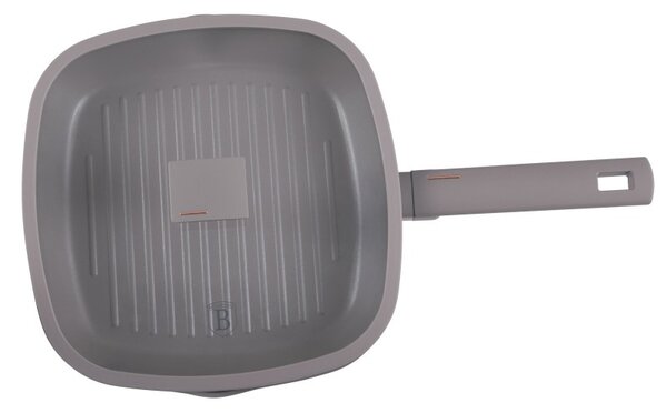 Pánev grilovací s titanovým povrchem a poklicí 28 cm Taupe Collection